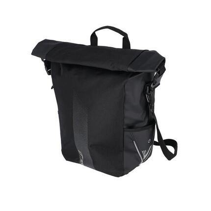Sacoche porte-bagages à fermeture enroulable clip avec éclairage XLC BA-S105 V-L