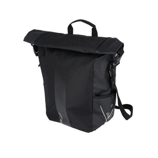 Sacoche porte-bagages à fermeture enroulable clip avec éclairage XLC BA-S105 V-L