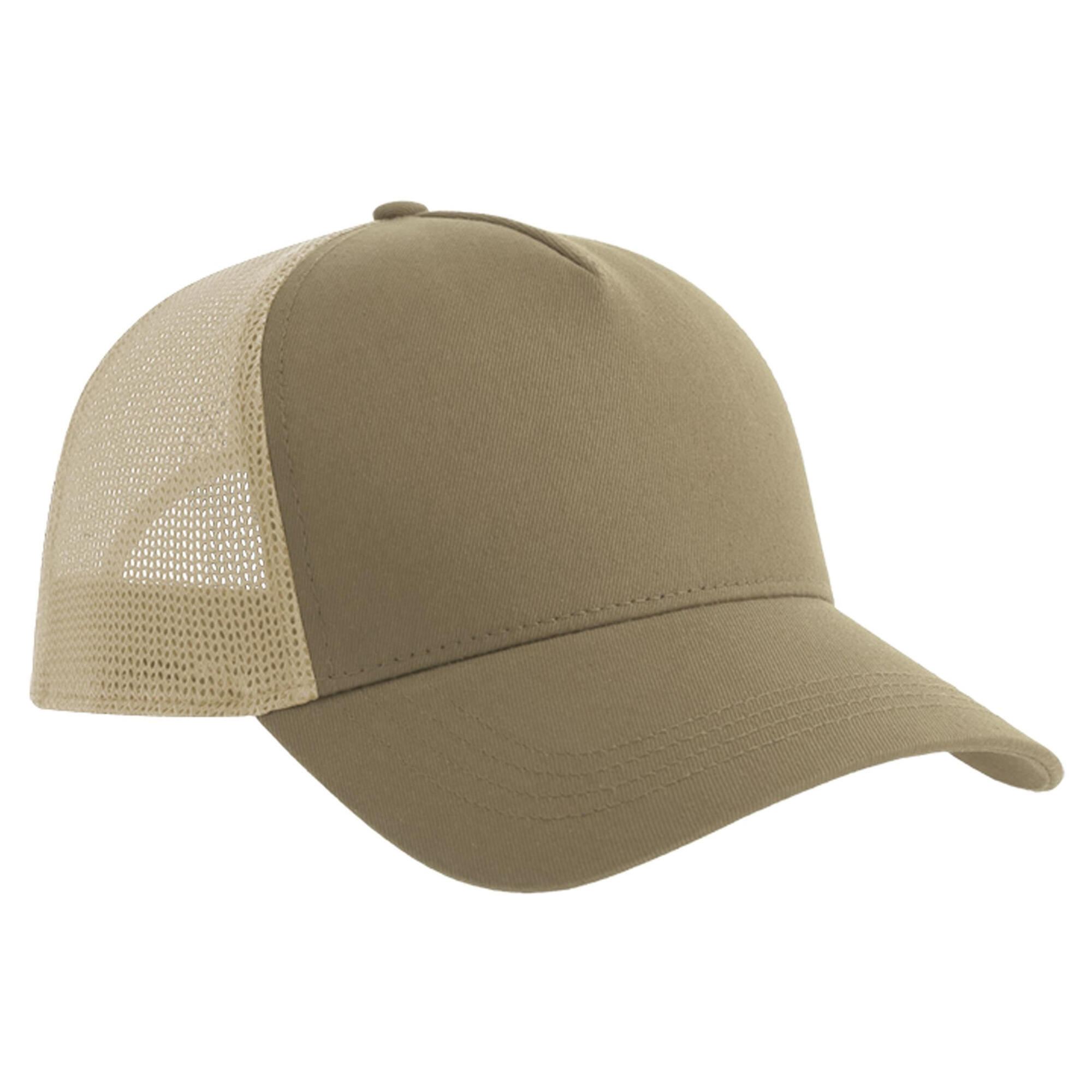 Casquette Trucker RAPPER (Kaki / Beige Gris) 2/2