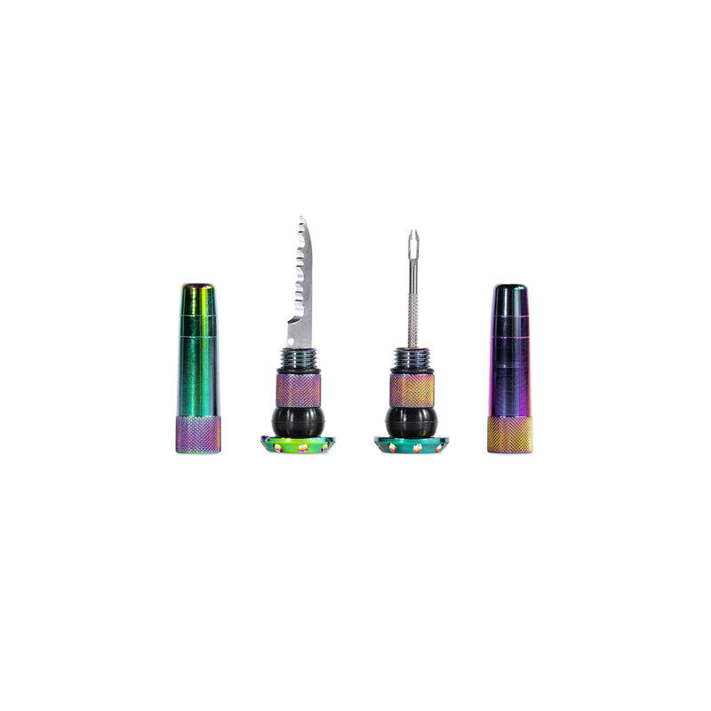 Kit reparatie fisura anvelopa bicicleta Stealth Tubeless Puncture Plug - albast…
