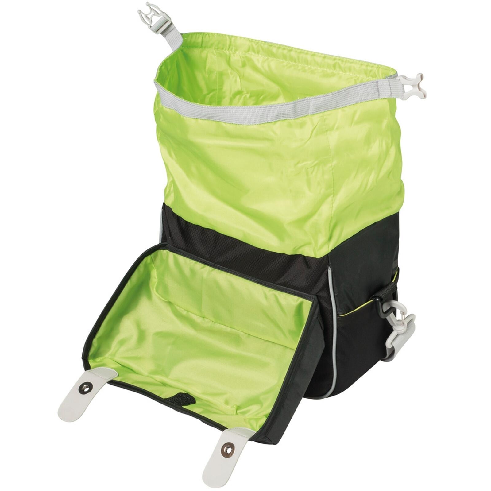 Basil sacoche de guidon Miles black lime étanche 6 l 4/4