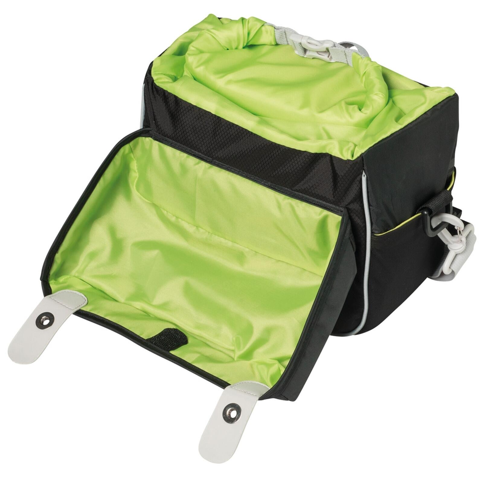 Basil sacoche de guidon Miles black lime étanche 6 l 3/4