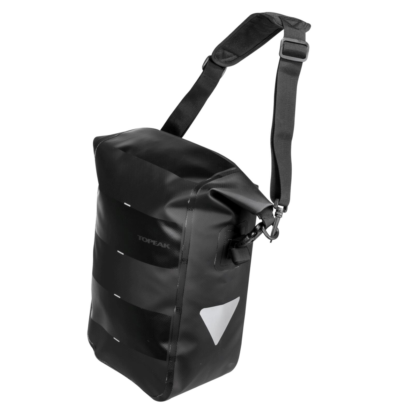 Topeak Gepäckträgertasche Pannier DryBag, Schwarz, 24 Liter 3/7