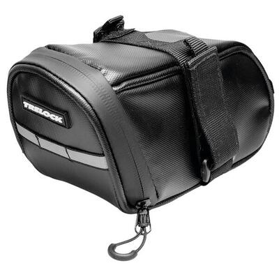 Trelock zadeltas voor zr355/zr455 insteekketting, zwart, weerbestendig, refl...