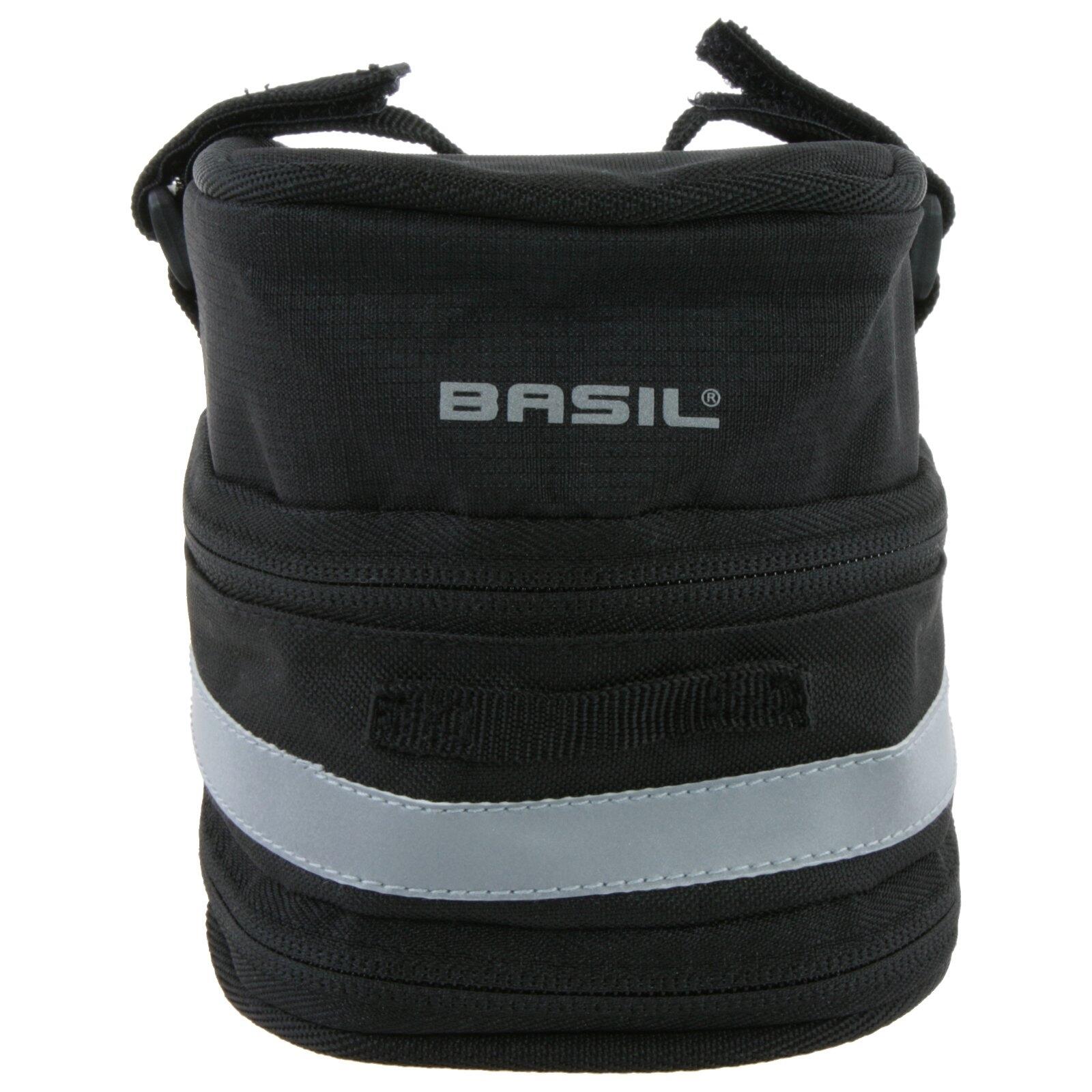 Basil Satteltasche Mada, Schwarz, 1 Liter 2/7