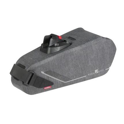 KLICKfix Satteltasche Bikepack X Compact grau Größe 49x15x18 cm 6,5l wasserdi...