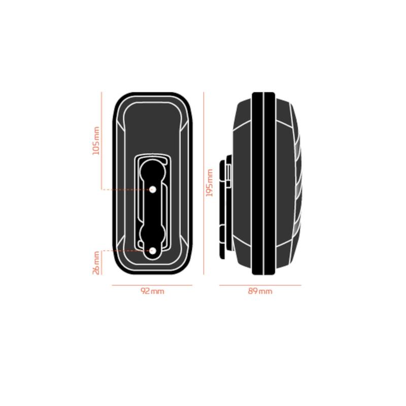 Bidon porte-outils TWIST noir