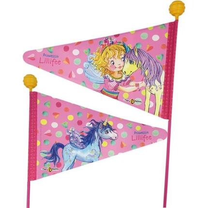 Bike Fashion Wimpelstange Lillifee doppelwandig, teilbar, rosa mit Motiv