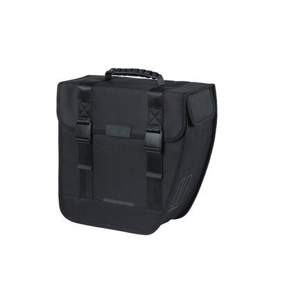 Basil Einzelpacktasche Tour rechts schwarz, 34x14x34cm, 14 ltr