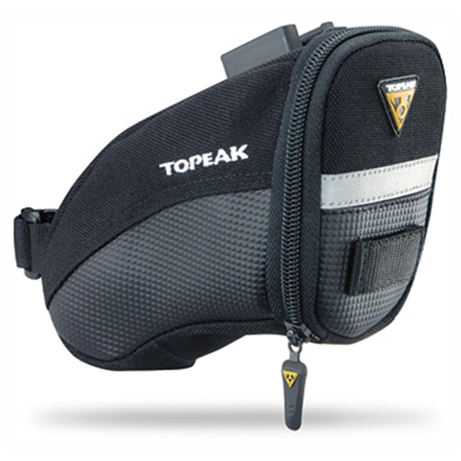 Topeak - Sacoche De Selle Topeak Aero Wedge Pack Small (quickclick F25) - Sacoche Selle Vélo - Noir - Decathlon