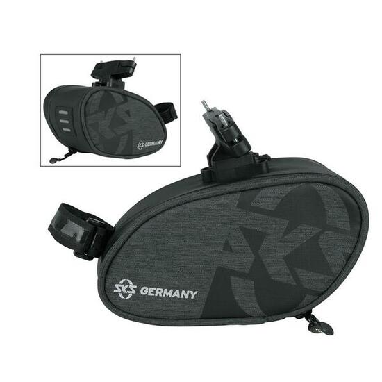 SKS Satteltasche Traveller Click 800 schwarz, 170x95x90mm, 0,8ltr, 135g