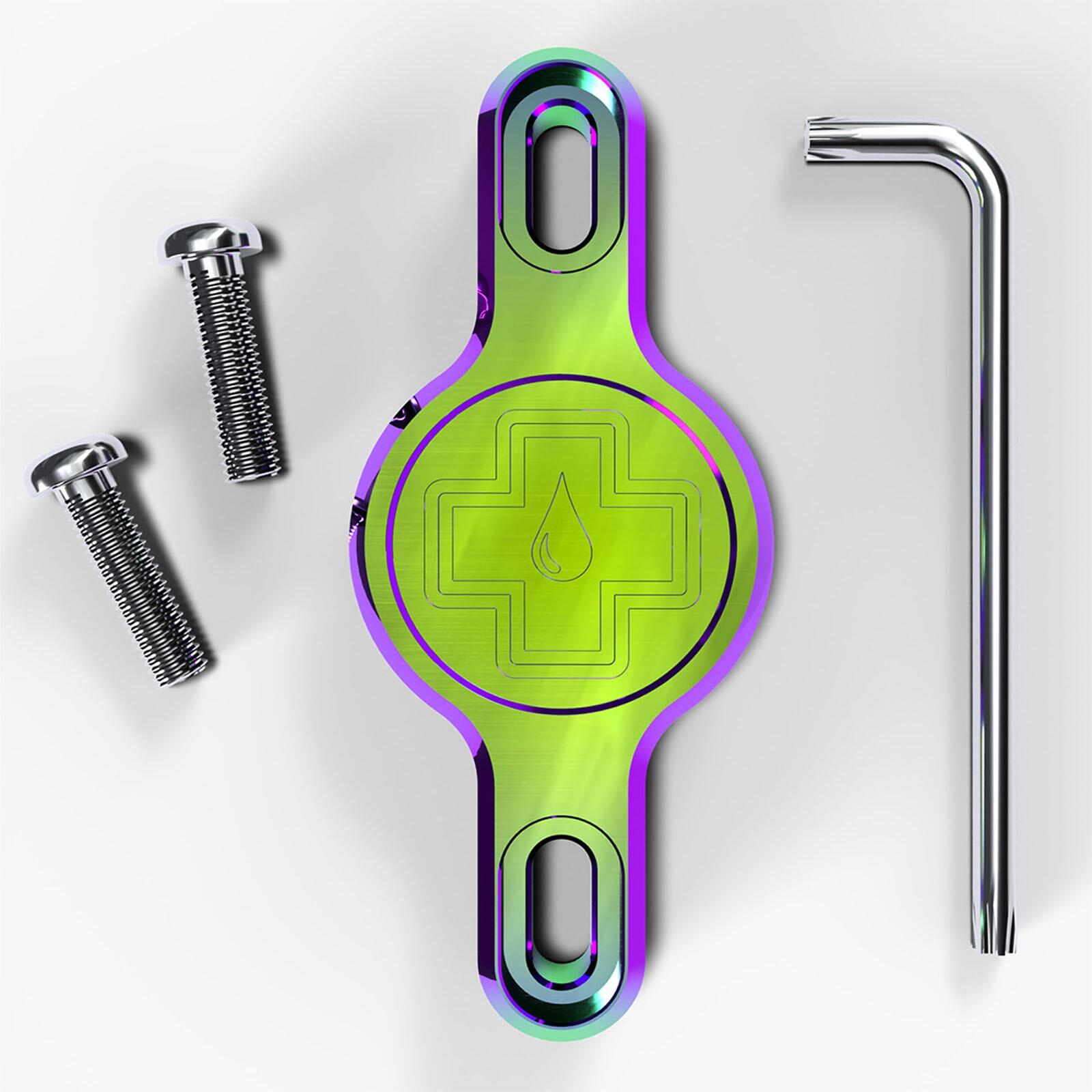 MUC-OFF Portaetiquetas seguro 2.0 - iridiscente