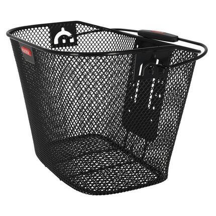 Klickfix Vorderradkorb 26x35x25cm,sw,engmaschig, o. Adapter