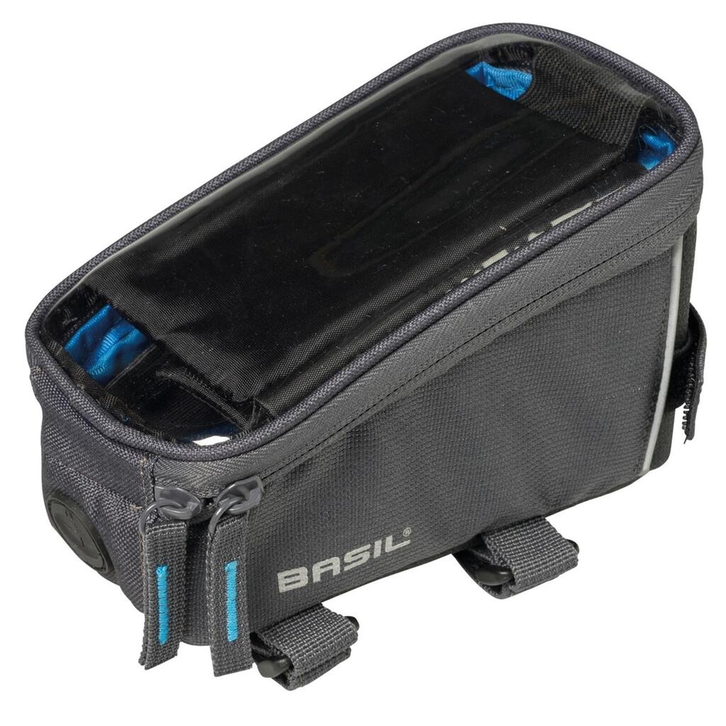 Waterproof phone frame bag with velcro Basil sport design 1L