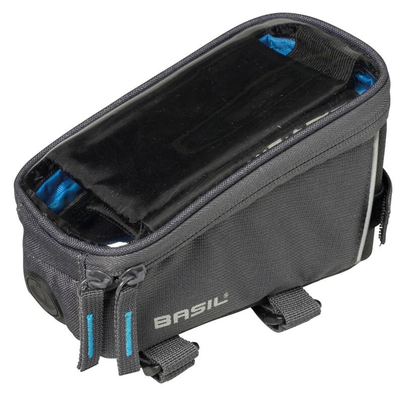 Sac à cadre Basil Sport Design - Support pour smartphones gris pour vélos