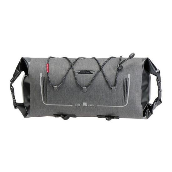 KLICKfix borsa da manubrio Bikepack impermeabile 6-12 L - grigio