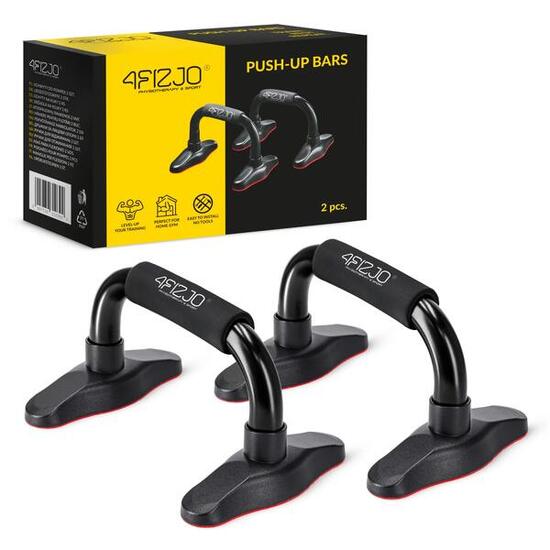 Liegestützgriffe aus Stahl Parallettes für Calisthenics & Fitness - 2 Stück