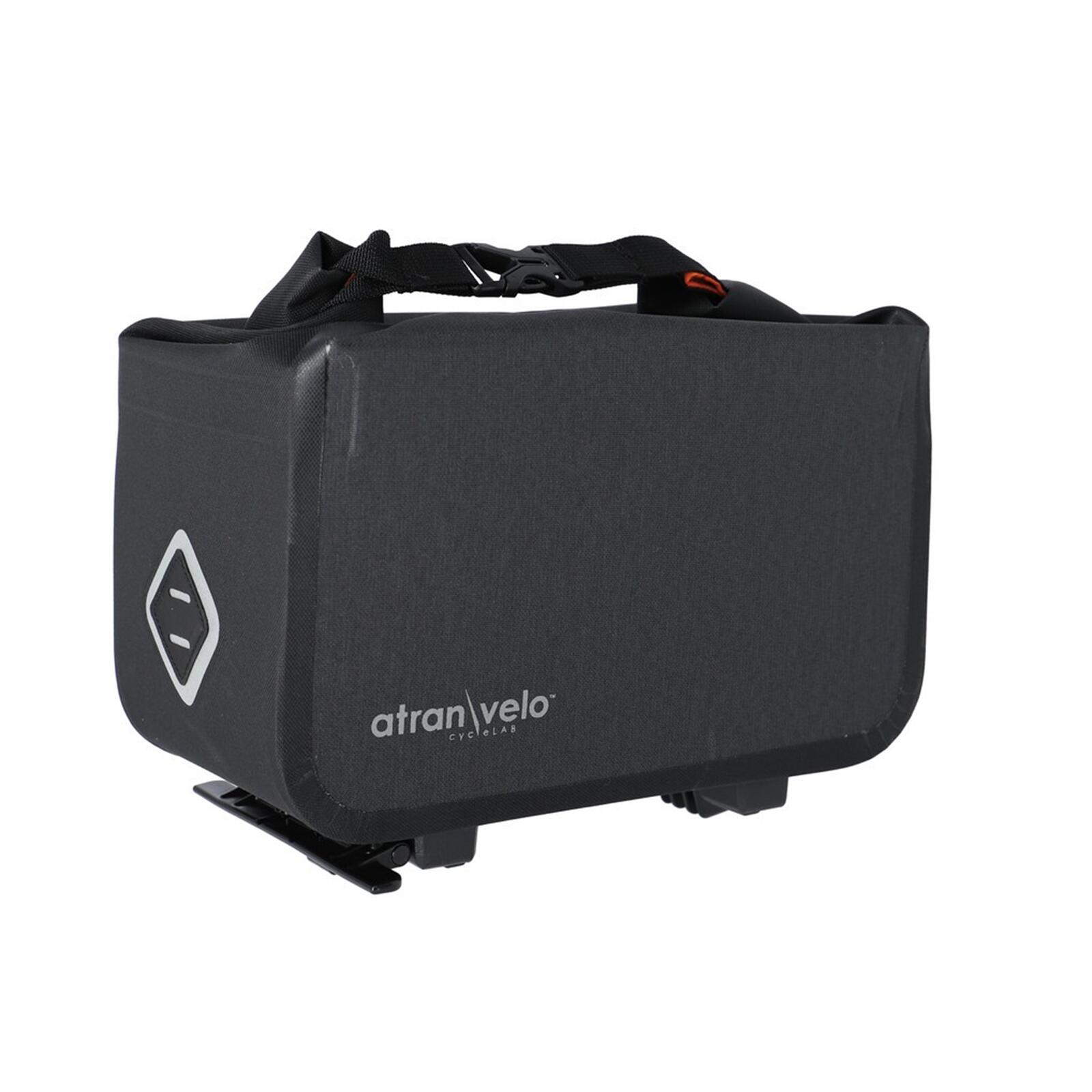 ATRAN VELO Atran System Fahrradtasche velo Travel 33x20x16cm, schwarz, inkl. AVS Adapter