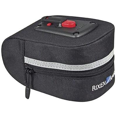 Klickfix Satteltasche Micro 100 schwarz,10x7x15cm, inkl. Adapter 0294S