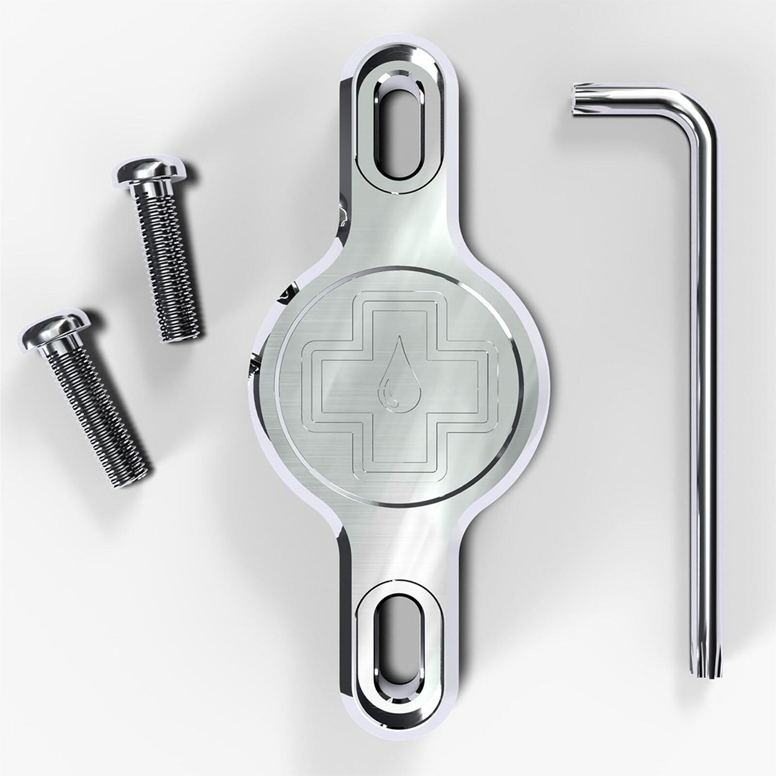 MUC-OFF Portaetiquetas seguro 2.0 - plata