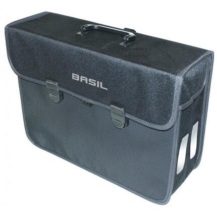 Basil Einzelpacktasche Malaga XL schwarz, 40x16x31cm, 17ltr