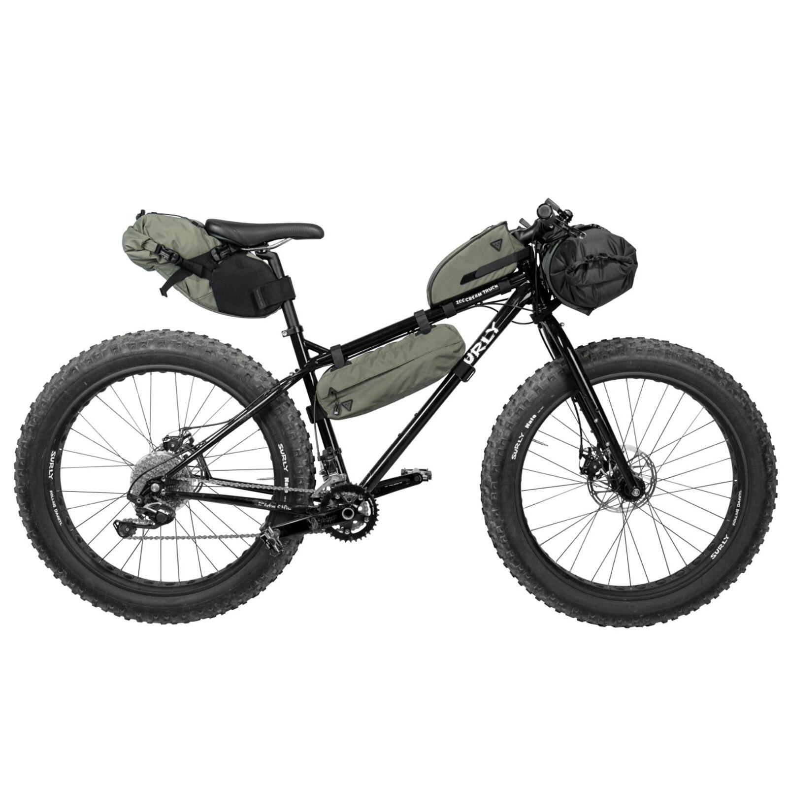 Topeak Midloader Bike Frame Bag Green TOPEAK Decathlon