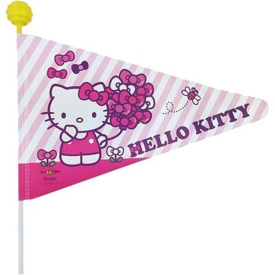 Bike Fashion Wimpelstange Hello Kitty doppelwandig. teilbar. weiß/lila m Motiv