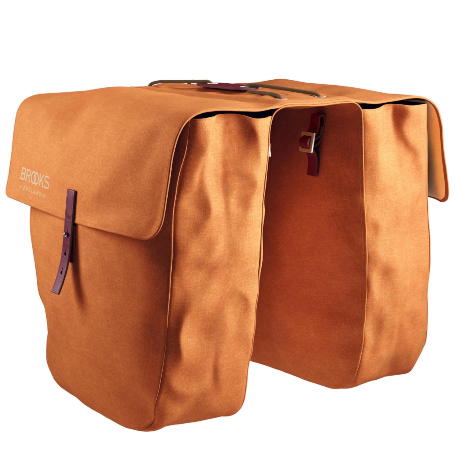 Brooks - Sacoche De Vélo Double Brick Lane Valises 30l - Sacoche De Transport - Jaune|orange - 30 L - Decathlon