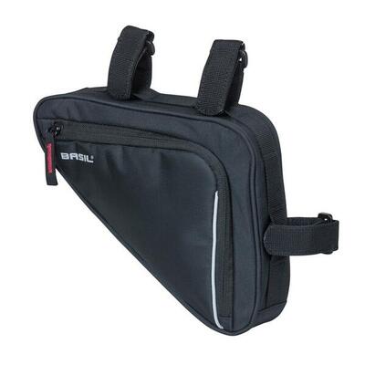 Basil sport design frametas m - zwarte waterafstotende fietstas - 1.7l