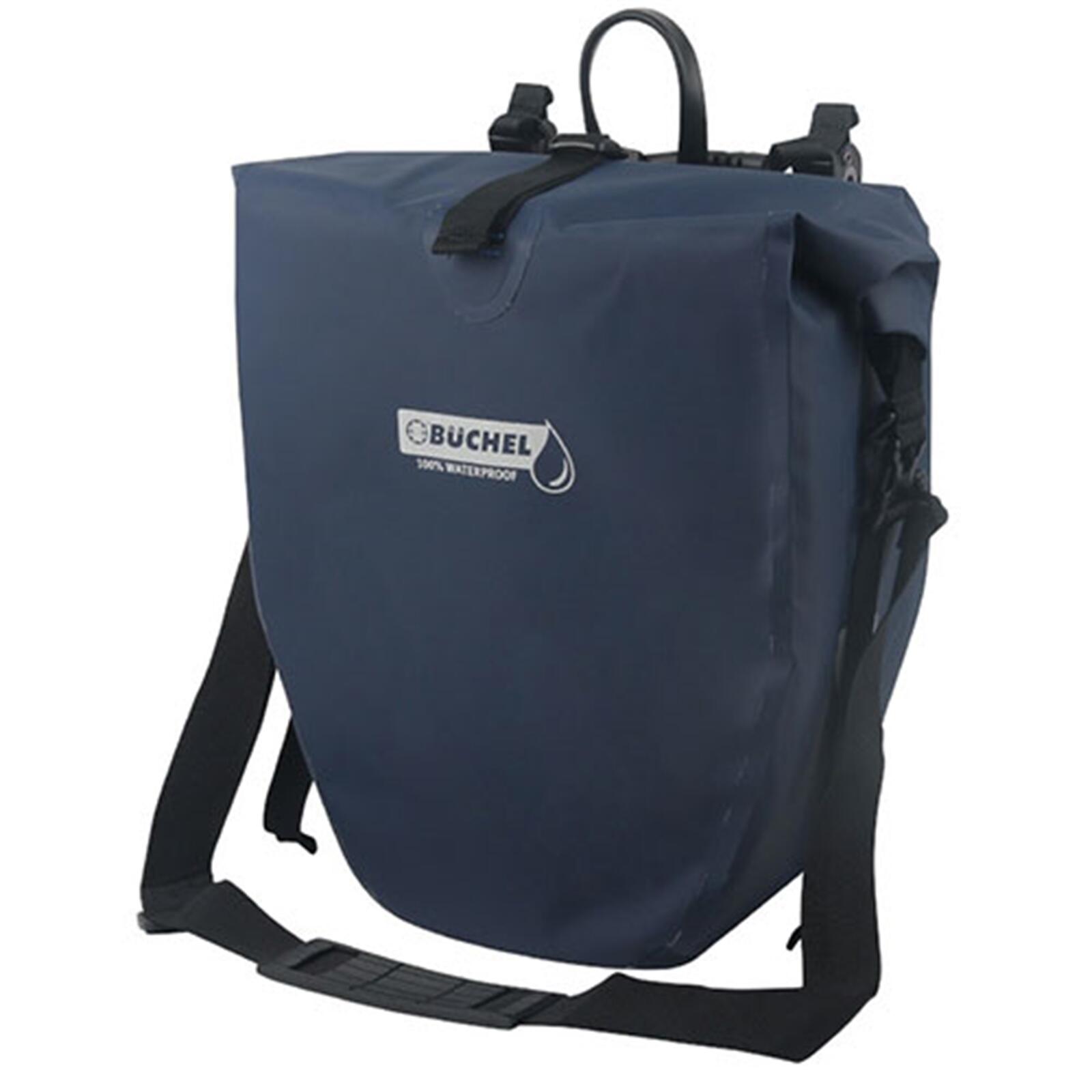 Büchel Luxe Pakaftas / Enkele fietstas - Donkerblauw - 25.4L 1/6