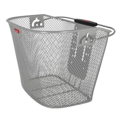 Klickfix Vorderradkorb 26x35x25cm.si. engmaschig. o. Adapter