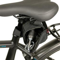 Sacoche sous-selle Haberland pour chaîne, noire, 15x11x8 cm