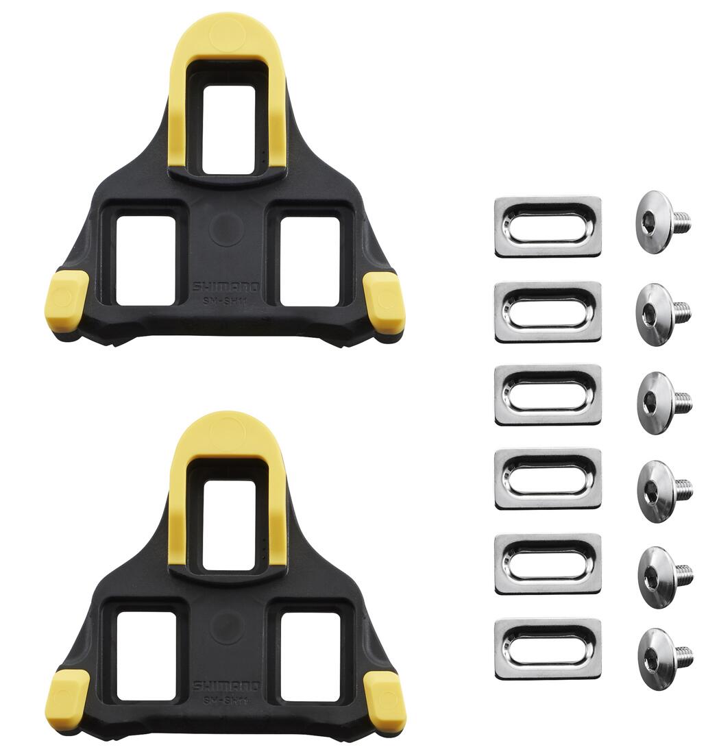 SHIMANO Shimano SM-S-SH12 SPD-SL Shoe Plates with 6 Degrees Play - Yellow
