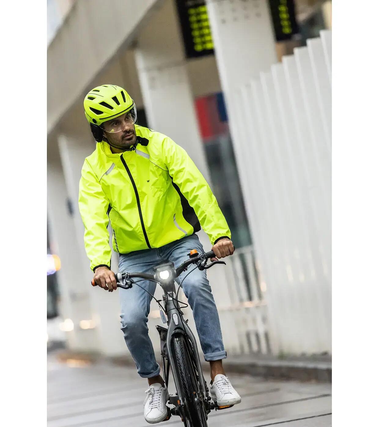 Wasserdichte und reflektierende Regenjacke 4/6