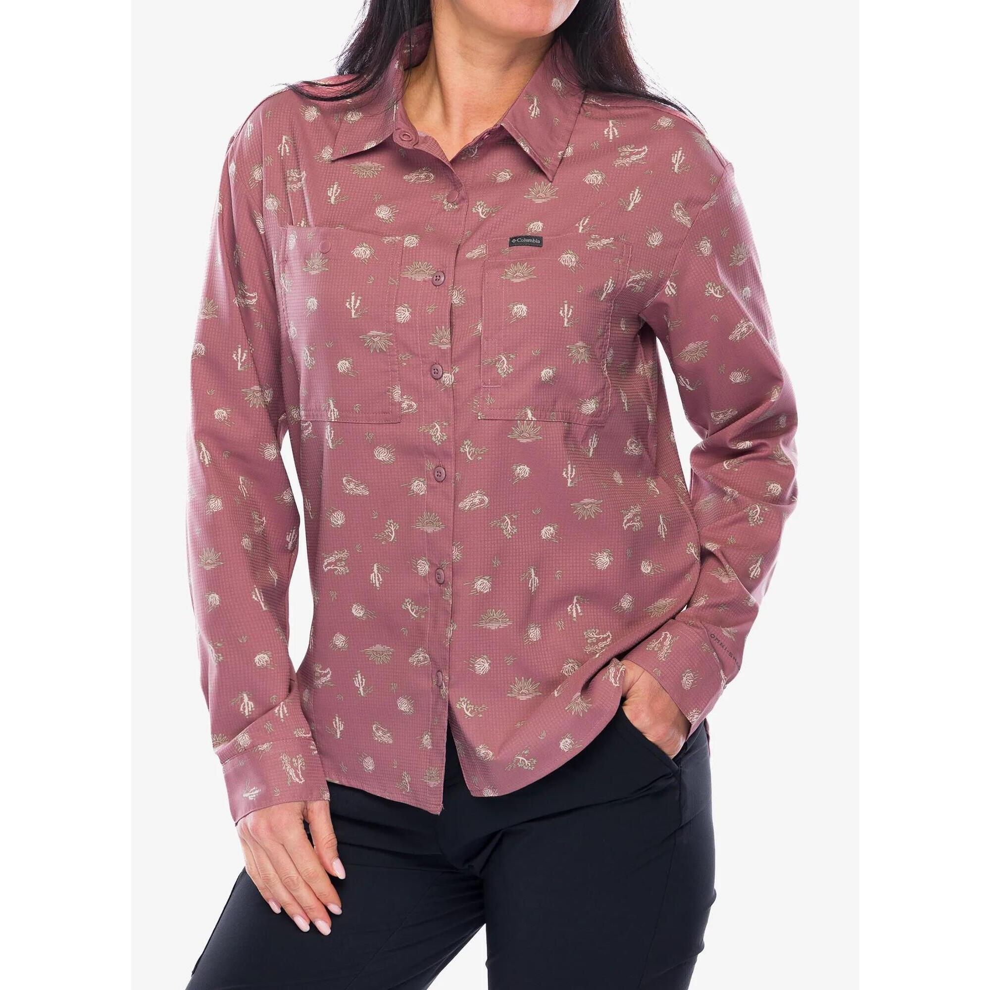 Koszula podróżnicza damska Columbia Silver Ridge Utility Patterned LS Shirt