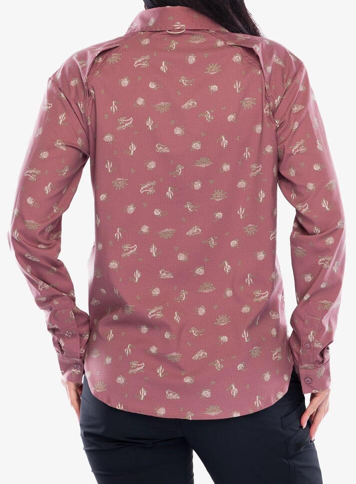 Koszula podróżnicza damska Columbia Silver Ridge Utility Patterned LS Shirt