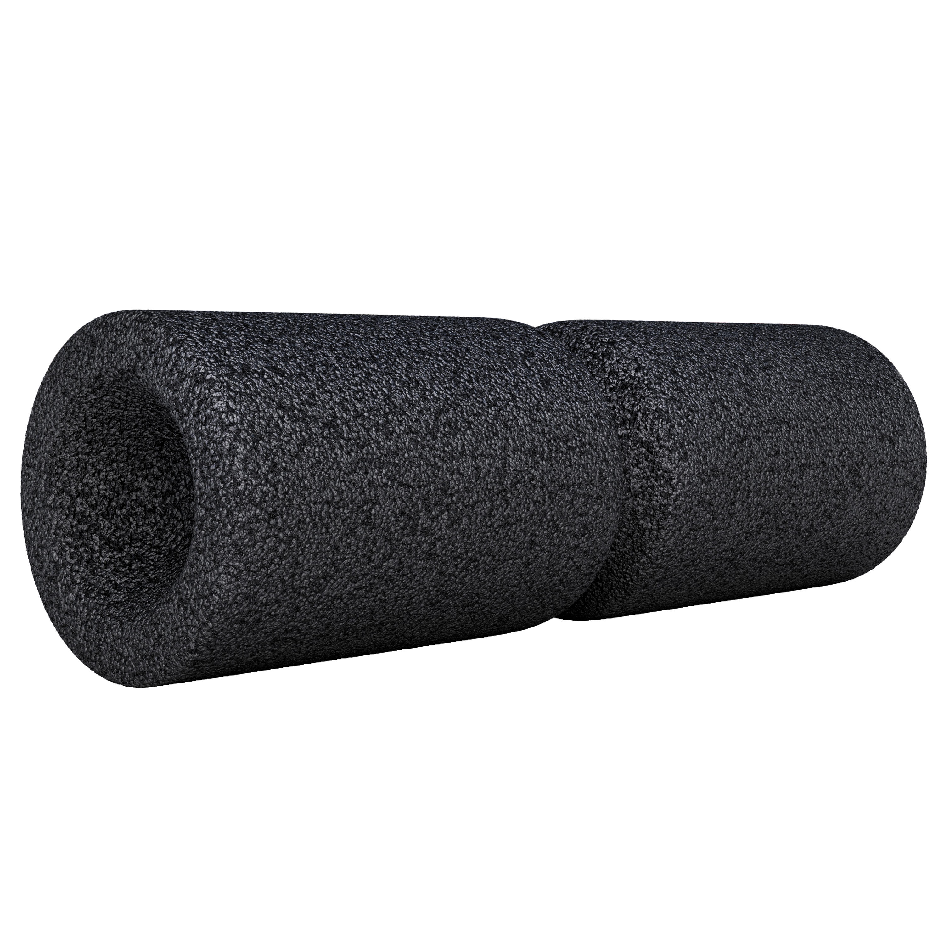 GORILLA SPORTS Foam Roller ø 13 cm - Fascia - Massage - Fitness - Pilates - Yoga - Zwart