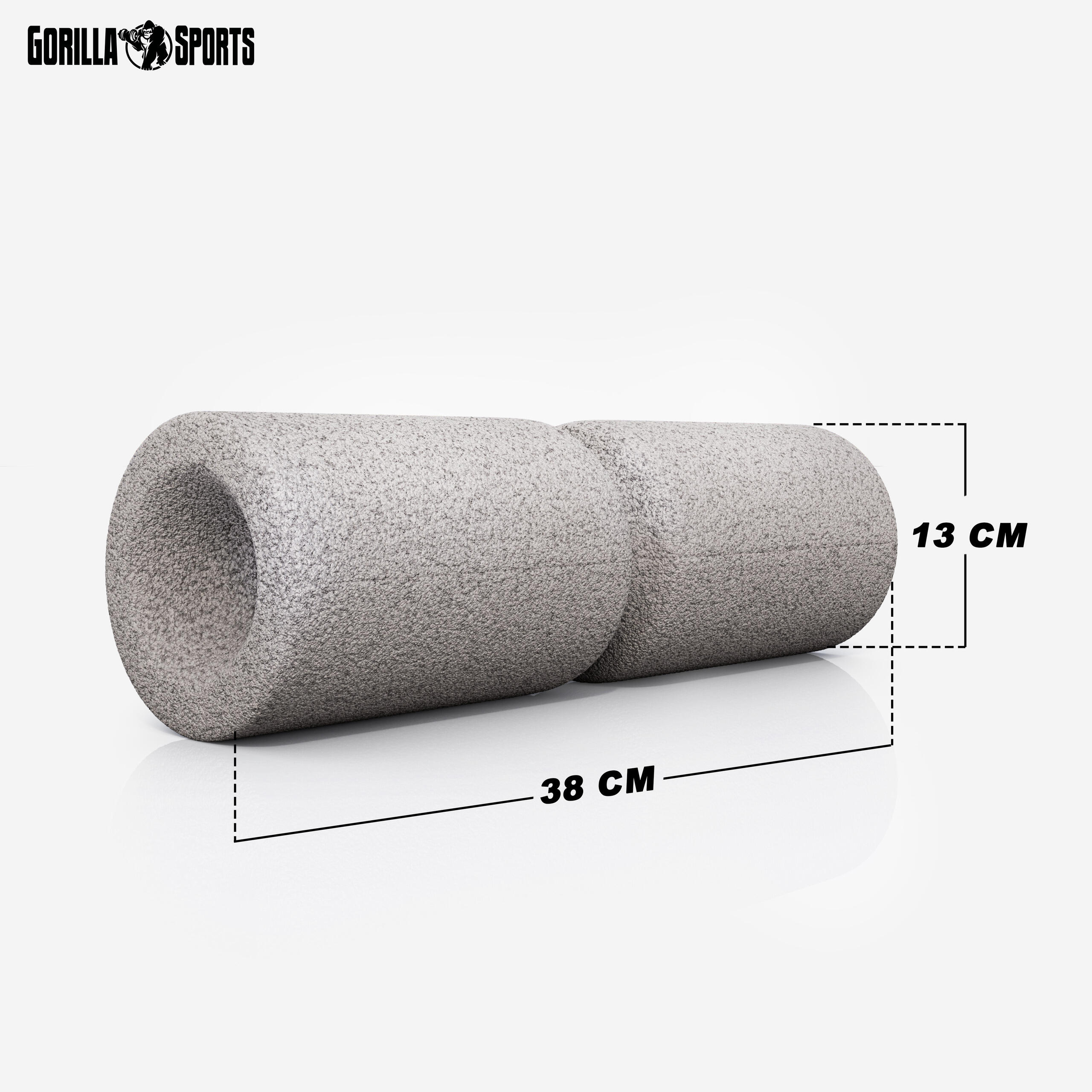 Foam Roller ø 13 cm - Fascia - Massage - Fitness - Pilates - Yoga - Rood 4/7