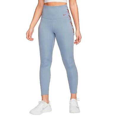 Legging vrouw nike one high-waisted 7/8 blauw