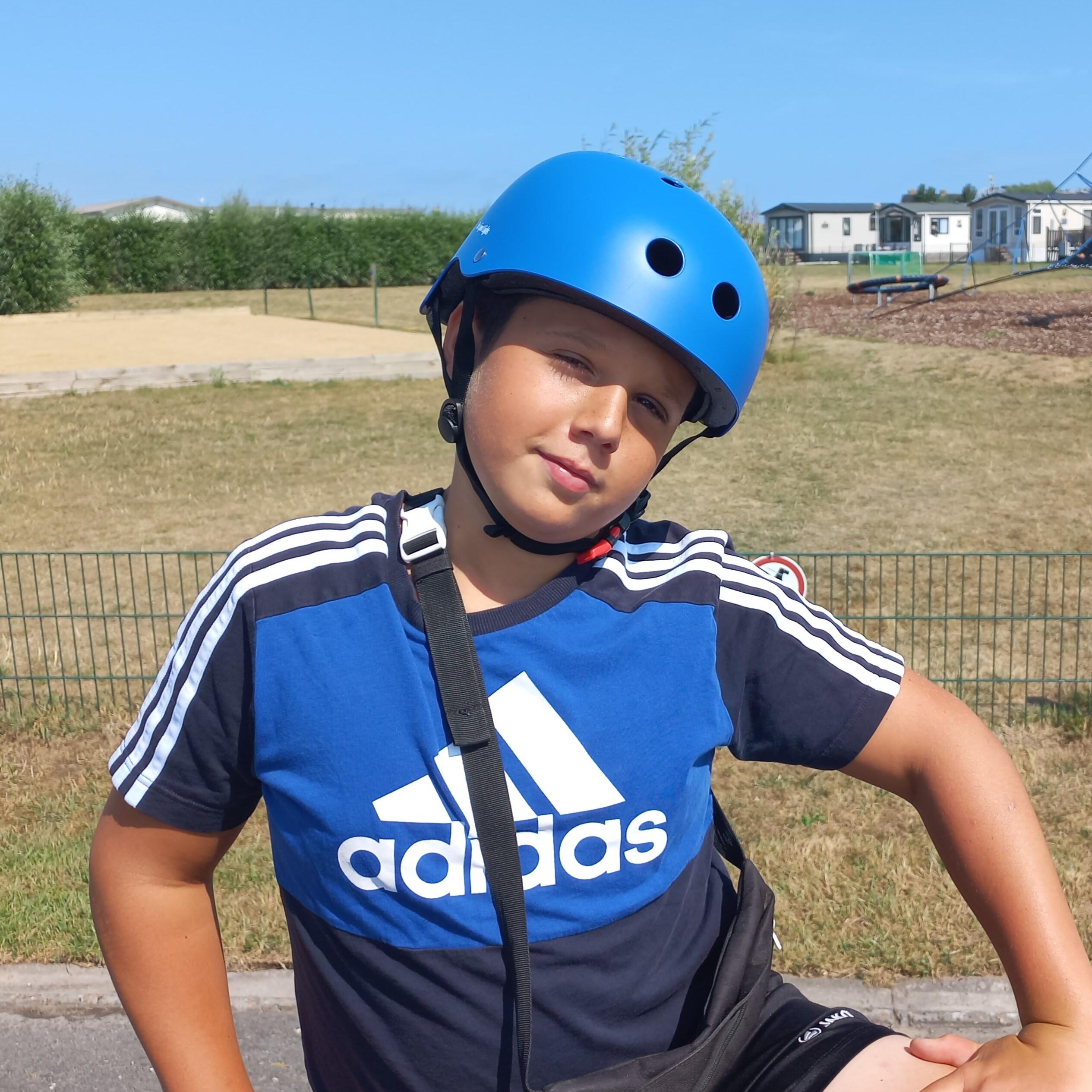 Casco da bicicletta per bambini - Blu opaco S 5/7