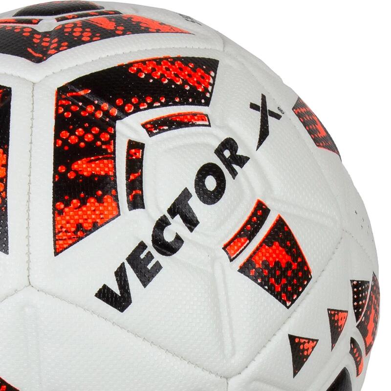 Pallone da calcio VECTOR X SYNERGY arancione-nero taglia: 3 4/4