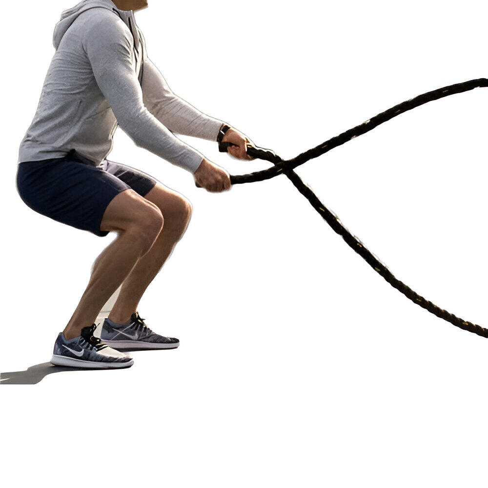 Cuerda Batalla 6 m Fitness Ø38mm Cross Training  Negro 3/3