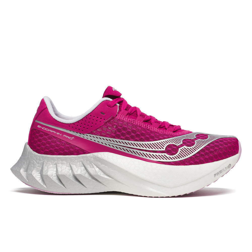 Saucony - Chaussures De Running Femme Saucony Endorphin Pro 4 - Chaussures D'Athlétisme - Rose - 36 Xs - Decathlon