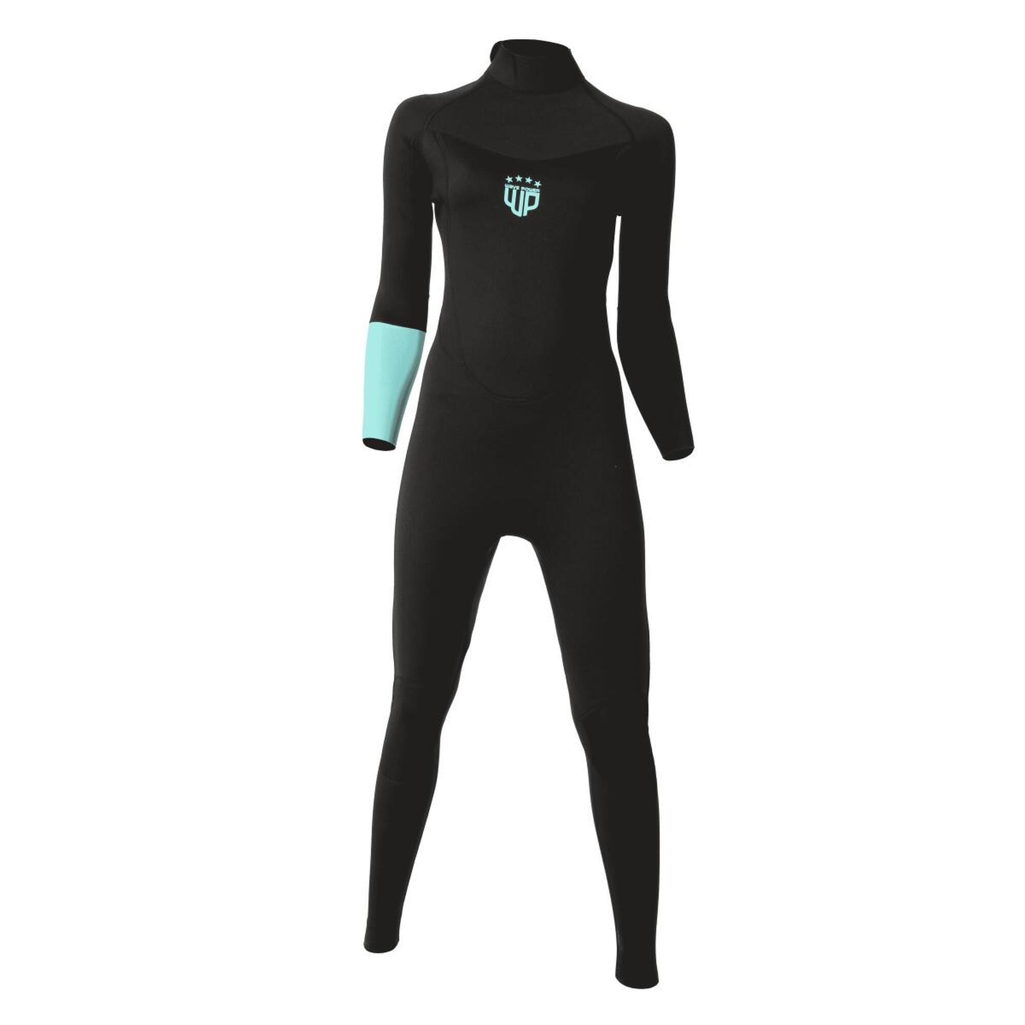Wave-power - 4/3 Combinaison De Surf Femme - Combinaison De Surf - Noir - 40 M - Decathlon