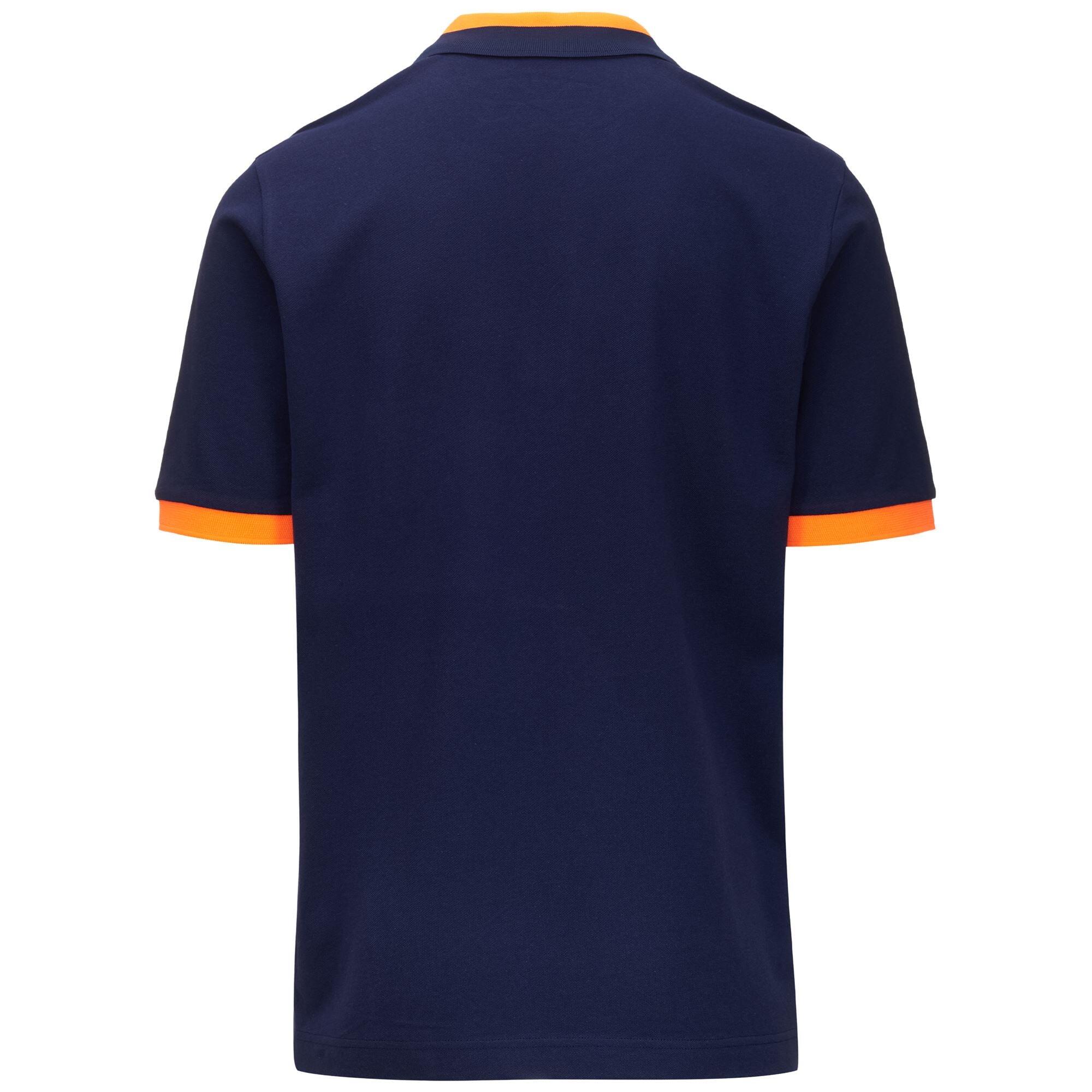 Polo da uomo in cotone blu da sportivo 4/7