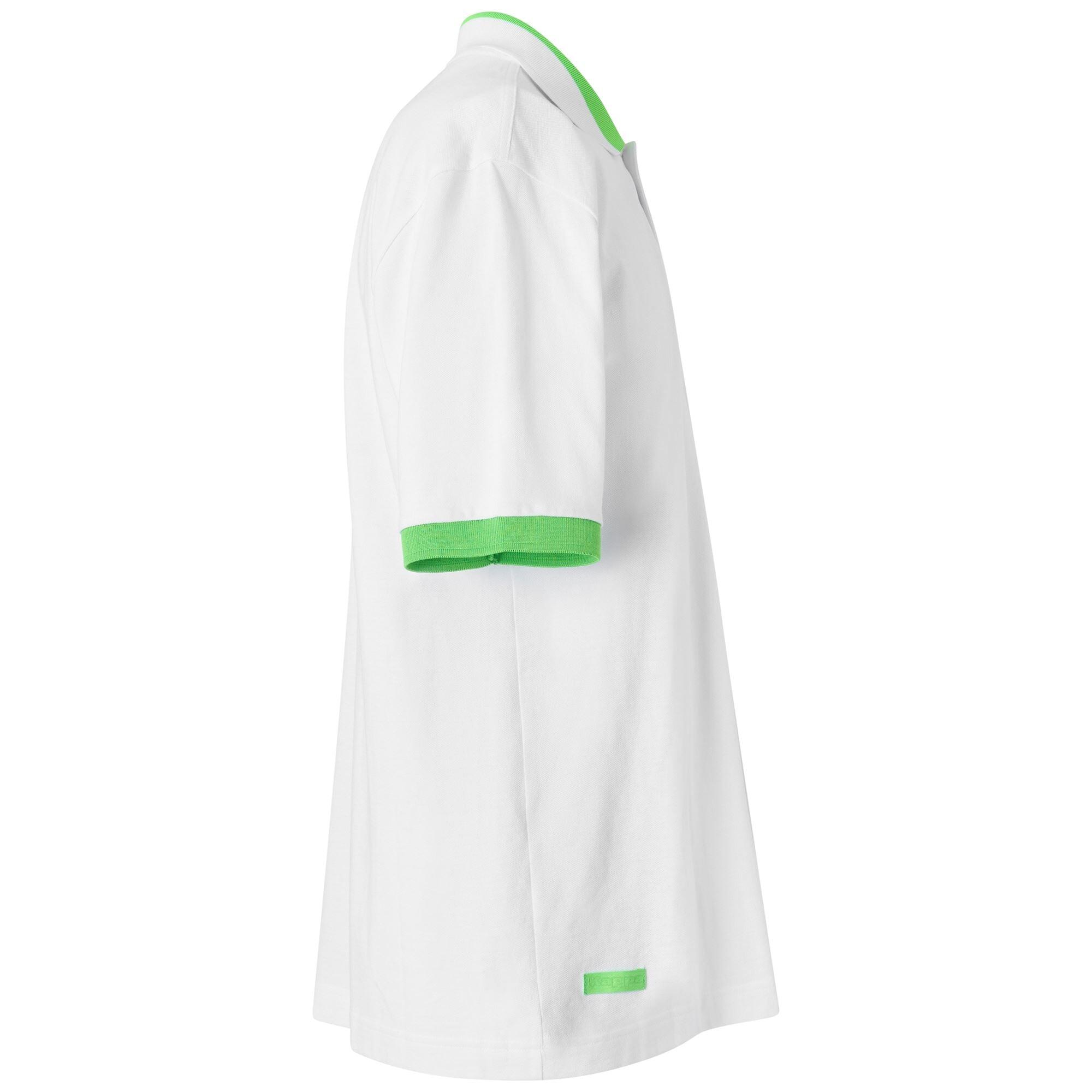 Polo da uomo in cotone bianco da sportivo 2/7