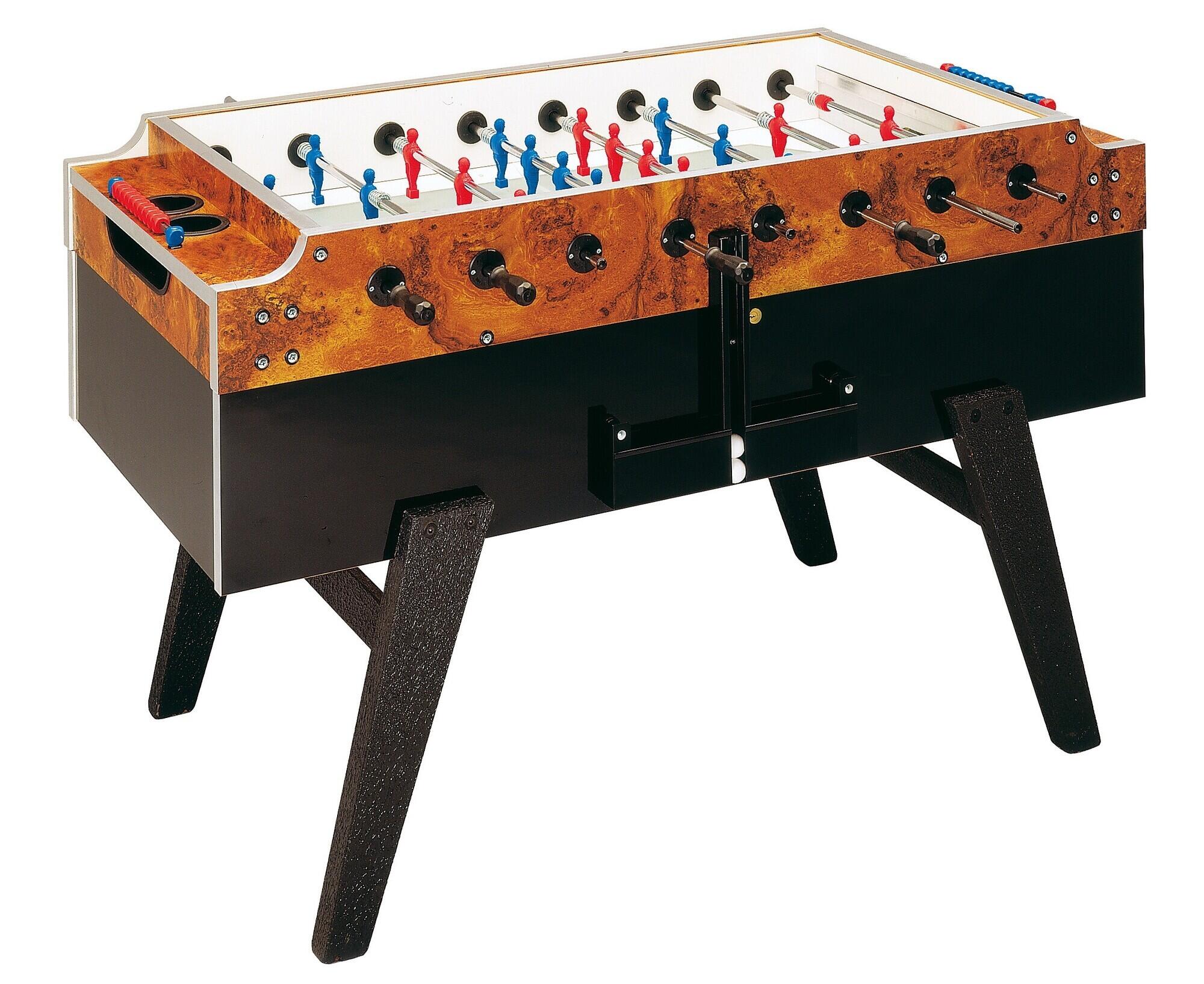 GARLANDO Voetbaltafel Garlando | Olympic Blind Side | Glasplaat | Briar Wood