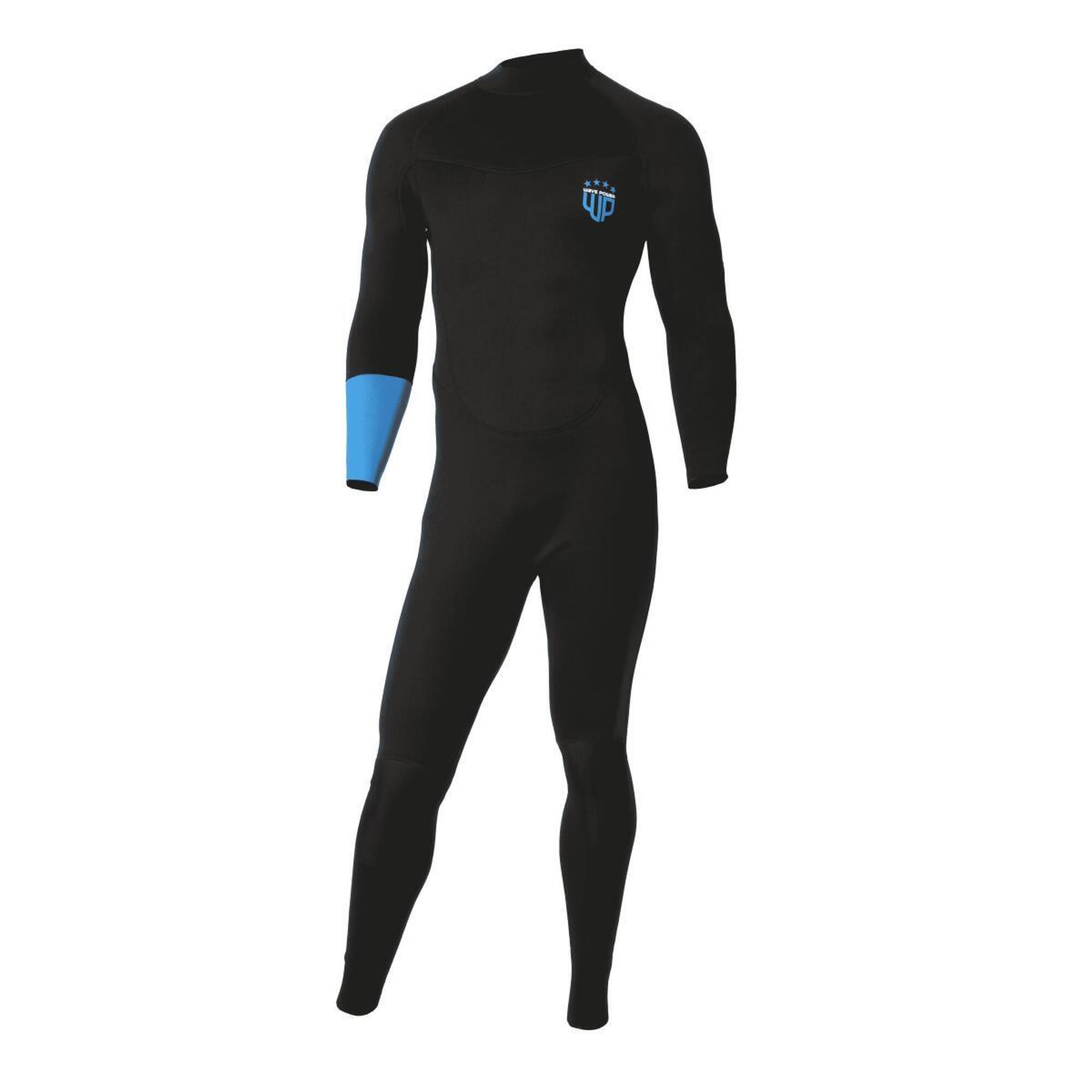 Wave-power - 3/2 Full Suit - Combinaison Surf Homme - Combinaison De Surf - Bleu|noir - 48 Xl - Decathlon