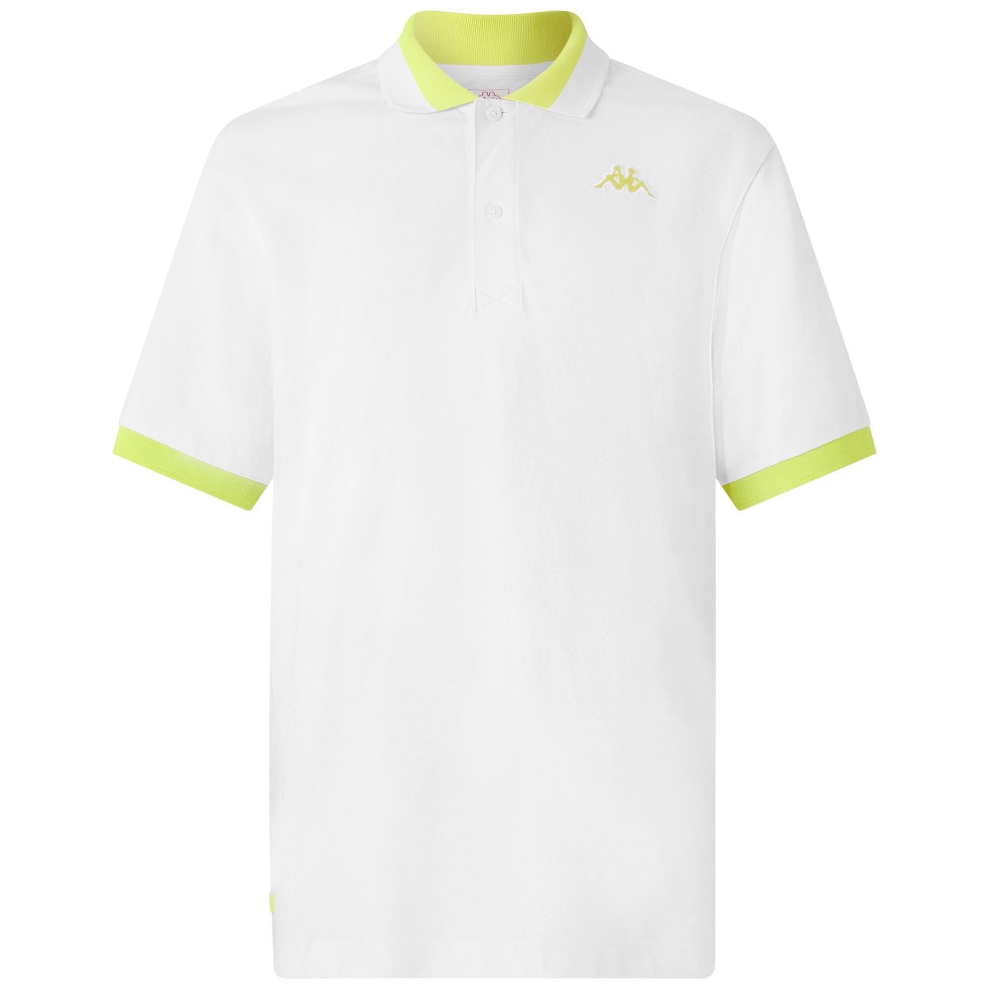 Polo da uomo in cotone bianco da sportivo 2/7