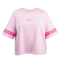 T-Shirt Femmes Champion Crewneck rose